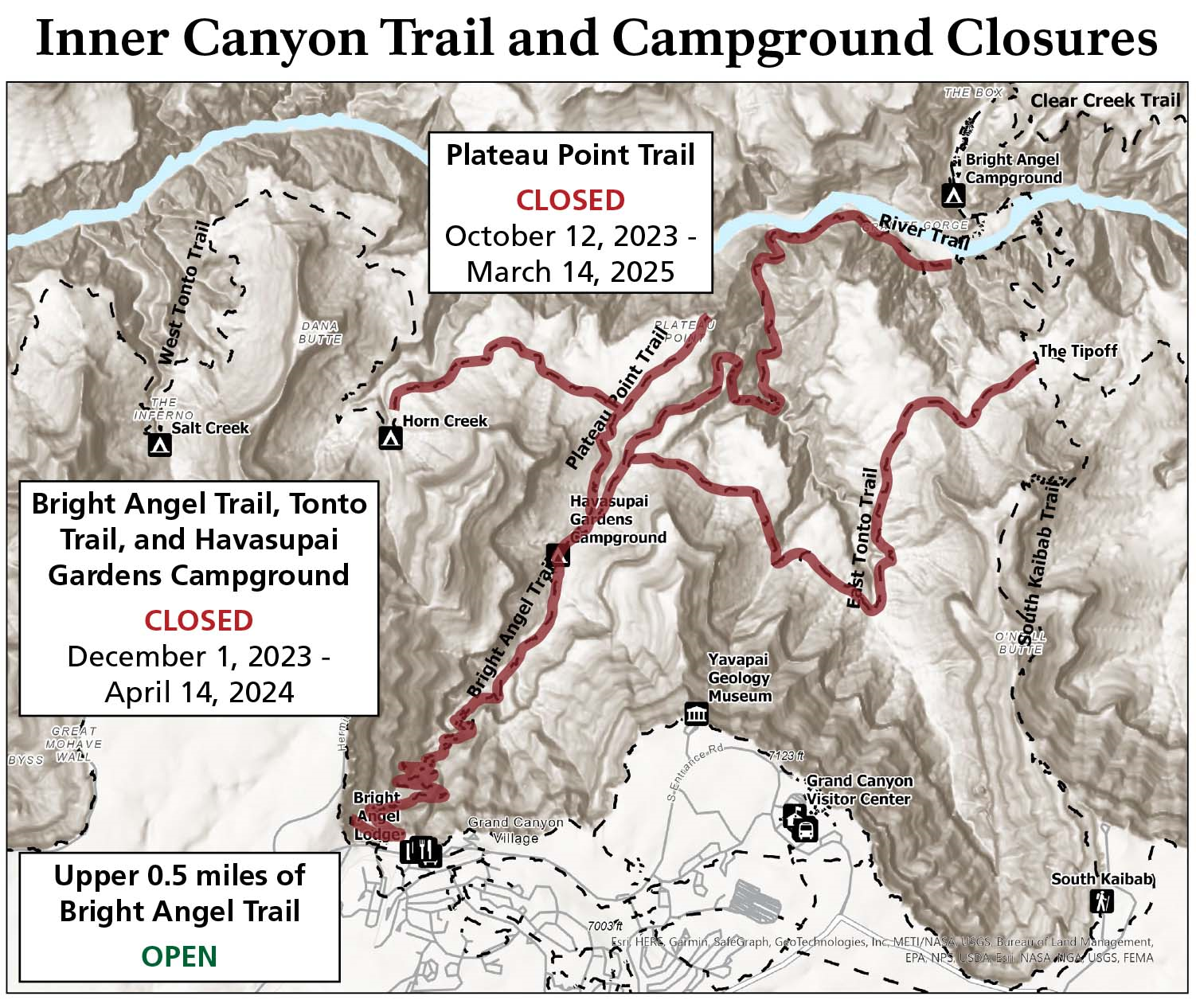 Grand Canyon National Park Operations Update