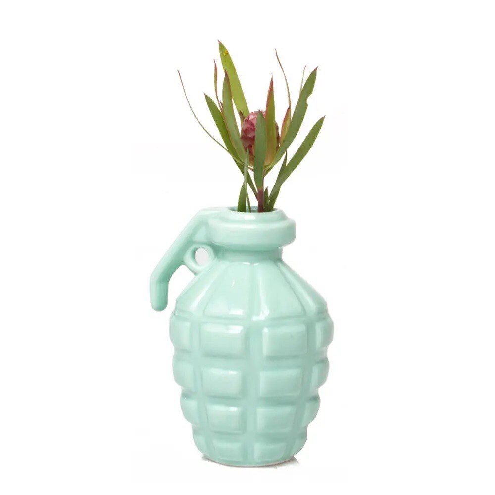 Porcelain Grenade Vase