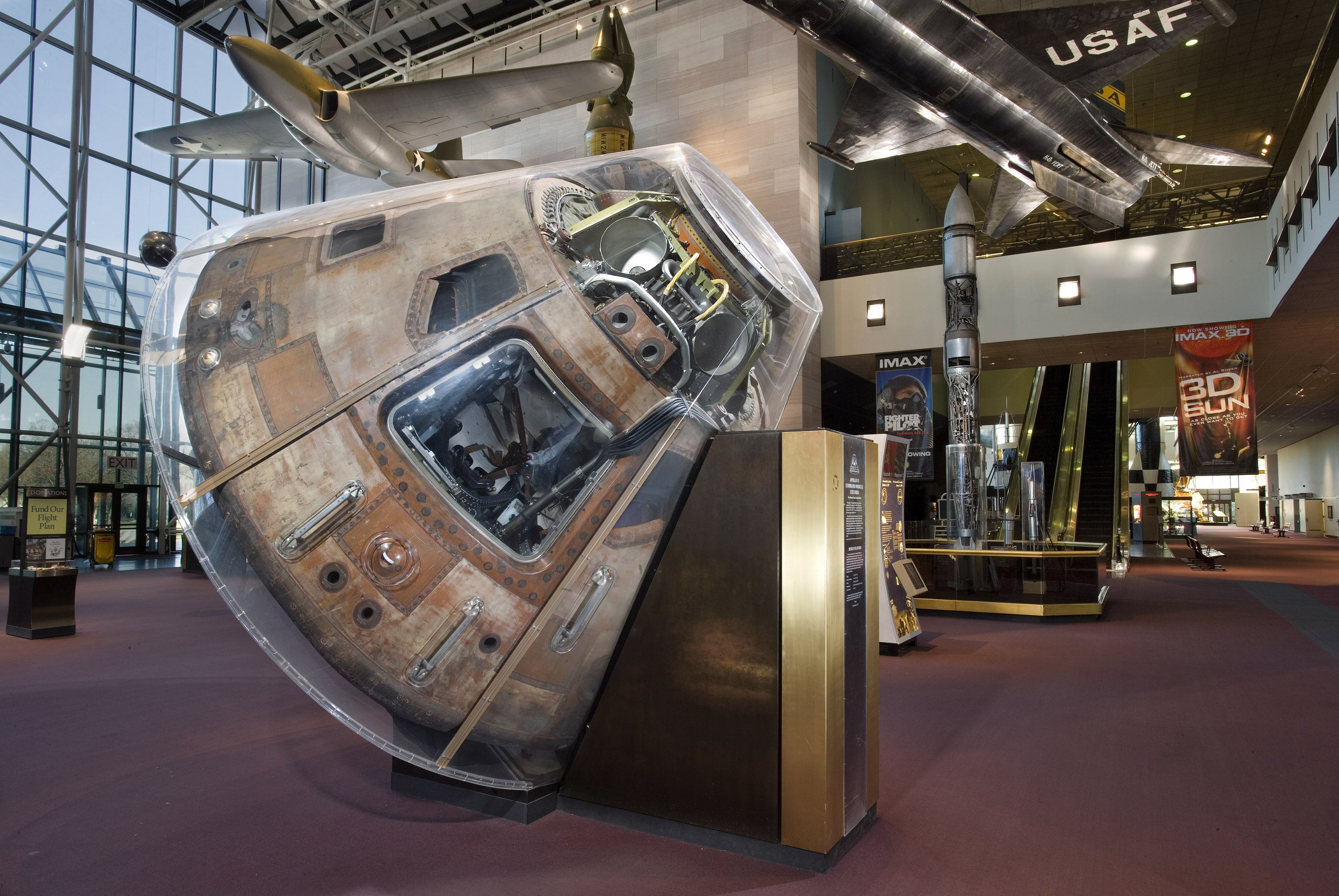The Apollo 11 Command Module (Smithsonian National Air and Space Museum, Washington, D C )