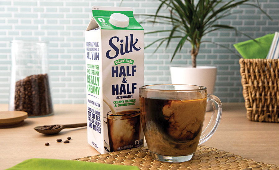 Silk   A popular brand that produces soy milk and other plant based products